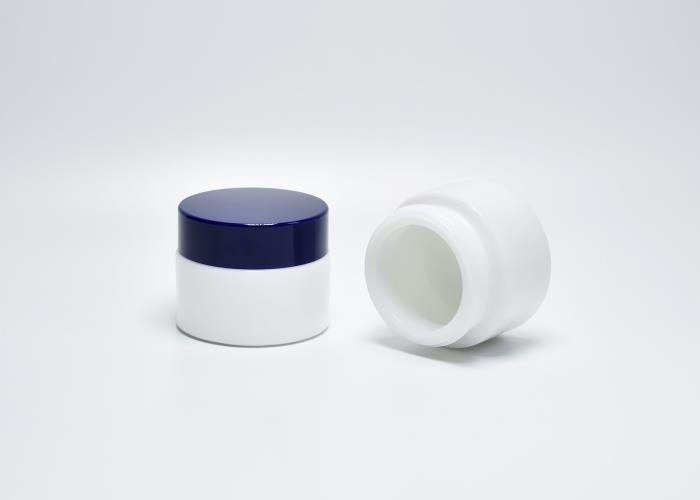JG-AQ20 20ml Opal White Glass Jar